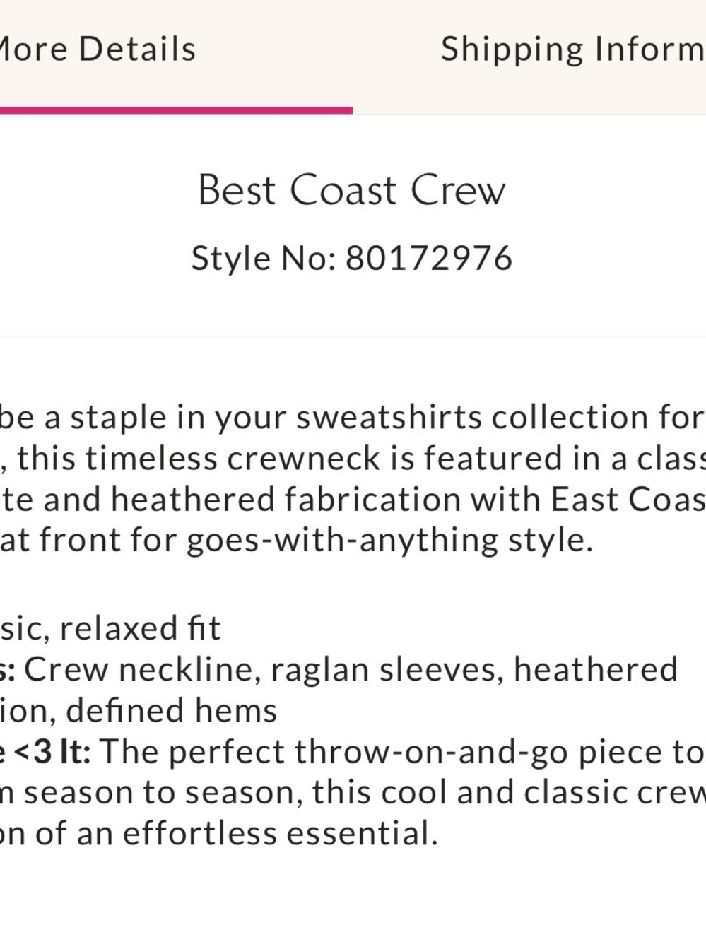 Free People retro brand 'East Coast' Graphic Sweatshirt size small - Picture 2 of 4